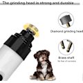 Miniatyrbilde 4 av 5: Heusom Silent Groom Pro Negleklipper for Hunder og Katter, Oppladbar USB-lading, 3 Slipeporter, Dobbel Hastighet, Ultra-Stille
