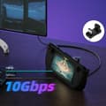 Pikkukuva 3 / 5: 100W Type-C-sovitin Steam Deckille, Type-C yksi-kahteen sovitin USB C Type C U shaped