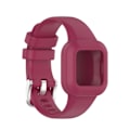 Miniatyrbild 1 av 5: Armbands för Garmin Fit JR3/Vivofit Jr.3 - Enstycke Mjuk Silikon Armband Wine Red