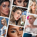 Miniatyrbillede 3 af 5: 10 stk. Makeup Patch - Guld Glitter Fregner Ansigts Tatovering - Fregne Makeup 2024 Ny K9023