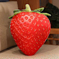 Pikkukuva 1 / 5: 35-55 cm Eläväiset Hedelmäpehmolelut Simuloitu Omena Vesimeloni Mlemon Lychee Ango Mansikka Ananas Durian Täytetty Tyyny Strawberry   C 35-55cm