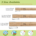 Miniatyrbillede 3 af 5: Dugclips til duge - 8 stk. - rustfrit stål - dugklemmer - dugklips 7cm x 4 PCS