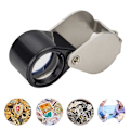 Miniatyrbilde 2 av 5: 14X Lommeforstørrelsesglass Smykkeøye Loupe Smykke Loop Forstørrelsesglass