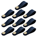 Miniatyrbilde 1 av 5: Hardware Lær Håndtak Robust Flerbruks Skaphåndtak For Soverom I1896 Navy Blue