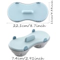 Miniatyrbilde 2 av 7: Mikrobølgeovn Egg Poacher, Mikrobølgeovn Egg Boiler, Egg Steamer, Rask Eggkoking, for Næringsrik Frokost, Posjerte Egg