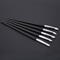 Miniatyrbild 3 av 8: 5PCS Nail Art Skulptur Silikon Pen Kit, Trä Målning 3D Effekt Skulptur Rengöring Borste