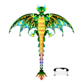 Miniatyrbild 1 av 5: Drakdrake Lätt att Flyga Flerfärgad Lätt att Flyga Lasergravering Pterosaurier Drake för Barn Green