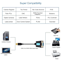 Miniatyrbild 3 av 5: USB till RS232-adapter med PL2303-chip USB2.0 hane till RS232 hona kabel för OS för Linux/Windows XP/