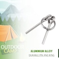 Miniatyrbillede 2 af 4: Teltstift & ring udskiftning, Teltsstangforbindelser, Aluminium teltsstangringe, Teltsstangtilbehør 5-pak