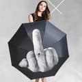 Nyhet Paraply med design av långfinger, svart, coolt mode