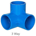Miniatyrbilde 1 av 5: PVC Rørkoblingsledd 3 4 5 6 Veis Slangesplitter 20-50mm Hagevanning Vannrør Fittings Koblingsadapter DIY Hyllekobling 25mm 3 Way5