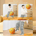 Miniatyrbild 3 av 4: Handlesshh Tyst Basketboll, inomhus tyst träningsboll obelagd hög elastisk - orange 24cm