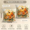 4-pack kuddfodral 45 × 45 cm med pumpamönster, höstdekoration och dekorativa tacksägelsekuddar för soffa F