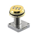 Miniatyrbild 1 av 4: 1 Set Digitalt Lösenordslås Förtjockad 3-siffrig Design Zinklegering Postlåda Låda Säkerhetsnummer Kodlås Daglig Användning Mengxi Golden