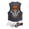 Pikkukuva 1 / 6: Moottoripyörälahjat Harley-Davidson seinäkellot heilurikello seinäkoristeet mies rouva naimisissa