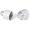Miniatyrbild 5 av 5: 2x Mikrofonstativadapter 5/8 Hon till 3/8 Han Trådad Stativfäste Skruvadapter Combo Pack för Mikrofonfäste & Stativ Black Color