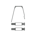 Miniatyrbillede 3 af 7: Rem til Samsung Galaxy Fit 2 SM-R220 Grey