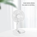 Miniatyrbillede 5 af 5: Drevne Håndholdte Vifter USB Genopladelig Foldbar Vifte Mini Teleskopisk Gulv Hjem Sommer Bærbar Elektrisk Vifte Køling Til Husholdnings Soveværelse Kontor Mini Handheld Fan