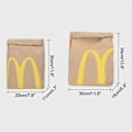 Miniatyrbild 3 av 4: 2024 Realistisk McDonalds Ryggsäck/Messenger Väska - Snabbmatspresenter Axelväska Student Fritid Backpack