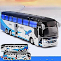 Miniatyrbillede 1 af 5: 1/50 Setra Luksus Coach Bus Legetøjsbil Die-Cast Miniature Model Træk Tilbage Lyd & Lys Uddannelsesmæssig Samling Gave Til Drenge Børn Airport Express