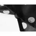 Miniatyrbillede 5 af 6: Regnfrakke til voksne, vandtæt udendørs hætte, poncho vandtæt til kvinder med lynlås, festivalponchoer vandtæt lang, vandtætte kapper plusstørrelse White Dots on Black