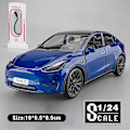Pikkukuva 2 / 5: 1:24 Mittakaavan Alloy-Auton Malli Y Leikkiauto Lasten Lahja Valoilla ja Musiikilla Multicolor Style C