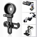 Miniatyrbillede 1 af 5: Universal Mobiltelefon Adapter Beslag Klip Montering Blød Gummi Materiale til Kikkert Monokular Spotting Scope