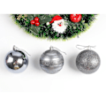 Miniatyrbilde 4 av 5: Julepyntkule Juleristpynt Juleristanheng Julegavepynt 12 stk GREY 8CM