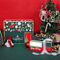 Miniatyrbilde 3 av 5: Rektangulære God Jul-klistremerker Julegaveforsegling Klistremerker Pac