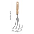Miniatyrbilde 4 av 5: Slitesterk hagespade i rustfritt stål, korrosjonsbestandig design for langvarige hageoppgaver