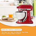 Miniatyrbilde 4 av 5: Mikserskyvematte for KitchenAid stativmikser, skyvematter for KitchenAid 4,5-5 Qt Tilt-head stativmikser Red Fit for Tilt Head 5-8 Quart
