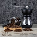 Miniatyrbild 2 av 7: Manuell Kaffekvarn med Justerbar Grovlek, Keramisk Kvarn - Kaffebönkvarn - Bärbar Kaffekvarn - Kompakt Design för Hemmet, Kontoret