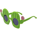 Pikkukuva 1 / 5: Hauskat havaijilaislasit juhliin, trooppiset valokuvasilmälasit, kesäjuhlalahjat, rantajuhlien tarvikkeet ja koristeet Cactus