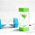 Miniatyrbillede 4 af 5: Sæt med 5 timeglas til børn, timeglasfunktion, timeglasfarver, køkkenur, køkkentimer med timeglas, 3, 5, 10 og 30 minutter...