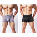 Miniatyrbillede 2 af 5: Herreunderbukser Boxer Shorts Bløde Åndbare Underbukser Boxer Elefant Næse Briefs Ensfarvet M