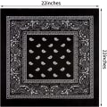 Miniatyrbilde 2 av 7: 3-pakks flerbruks bandana paisley-trykk cowboy pannebånd skjerf unisex hodeplagg