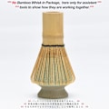 Miniatyrbilde 5 av 6: Matcha visp og bolle & vispholder, Chasen-holder, Matcha-boller kopper håndtak blandingsstativ, Match-sikt visp håndlaget børste