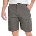 Miniatyrbillede 1 af 2: Herre Shorts Sommer Casual Multi Lommer Lige Ben Korte Bukser Coffee L