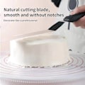 Miniatyrbilde 6 av 7: Generisk glasurspatel - Sett med 2 rustfrie kakespatler med sklisikkert håndtak, 6/8 tommer, svart offset-spatel for baking
