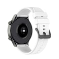Pikkukuva 2 / 5: 22 mm:n pehme silikoninen säädettävä rannekekellohihna Huawei Watch GT2 Pro:lle White