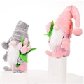 Pikkukuva 4 / 4: Plush Joulupukki, pehmolelu, 37 x 8 x 6 cm harmaa+vaaleanpunainen
