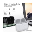 Pikkukuva 3 / 4: Airpod Pro -kuulokkeiden langaton varauskotelo 660 mAh, tukee langatonta latausta - valkoinen