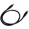 Pikkukuva 5 / 5: 18AWG DC5.5mm x 2.1mm Uros-uros Pistokejohto Virtalähdeadapterin Johto 50cm