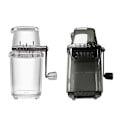 Miniatyrbilde 3 av 5: Manuell isknuser roterende isknuser isknuser smoothie maskin isdrikkshakker blender White