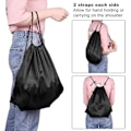 Miniatyrbild 5 av 5: Dragsko Ryggsäckar Säck Cinch Bag String Ryggsäck för Gym Resor