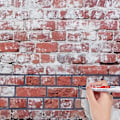 Miniatyrbillede 4 af 5: 6 Flisefugepen Væg Fuge Restorer Pen Reparationsmarkør Fugemasse Pen til Badeværelse Gulv Væg Flise Restaurering (Mørkegrå)