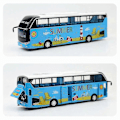 Miniatyrbild 1 av 5: 1/50 Setra Lyxig Bussleksak Diecast Miniatyrmodell Drag tillbaka Ljud & Ljus Pedagogisk Samlingspresent För Pojkar Barn Tour Bus6