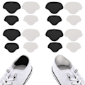 Miniatyrbillede 1 af 5: 8 stk. Sko Hæl Reparation Sneaker Hul Reparation Selvklæbende Sko Hæl Lap Sneaker Reparation Lap Hæl Hul Forebyggelse Lap