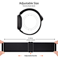 Miniatyrbillede 4 af 5: Elastisk Vævet Loop-Rem Til Fitbit Versa 3 2 Versa Lite Rem Justerbar Nylon Sport Urrem Til Fitbit Sense Rem Green Arrow For Versa 2 Versa 1