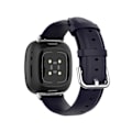 Miniatyrbilde 3 av 5: Lærreim til Fitbit Versa 3 / Sense Navy Blue